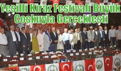 Yeşilli Kiraz Festivali Büyük Coşkuyla Gerçekleşti