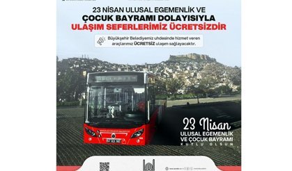 23 Nisan’da Büyükşehir Araçlarında Toplu Ulaşım Ücretsiz