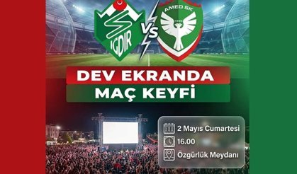 Kızıltepe Belediyesi Amedspor maçını dev ekranda yayınlayacak