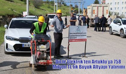 Dicle Elektrik’ten Artuklu’ya 758 Milyon TL’lik Büyük Altyapı Yatırımı