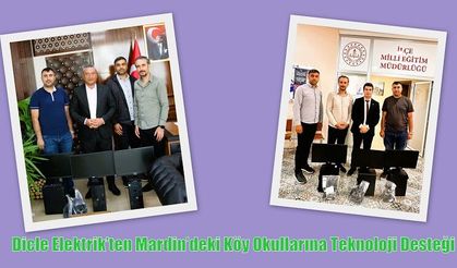 Dicle Elektrik’ten Mardin’deki Köy Okullarına Teknoloji Desteği