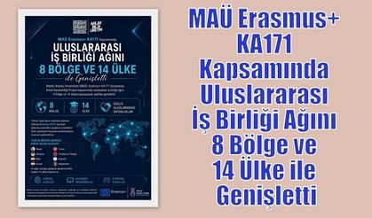 MAÜ Erasmus+ KA171 Kapsamında Uluslararası İş Birliği Ağını 8 Bölge ve 14 Ülke ile Genişletti