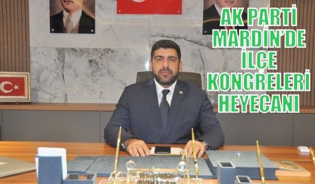 AK PARTİ MARDİN’DE İLÇE KONGRELERİ HEYECANI