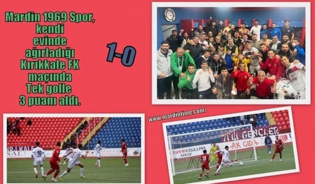 Mardin 1969 Spor yenilmezliğini sürdürdü: 1-0