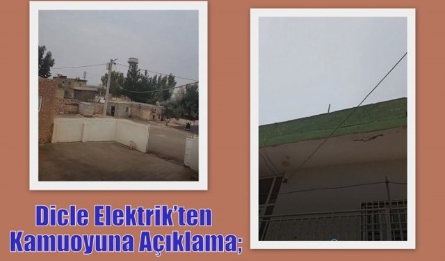 Dicle Elektrik’ten Kamuoyuna Açıklama;