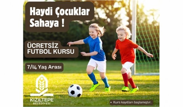 Kızıltepe Belediyesi’nden Ücretsiz Futbol Kursu