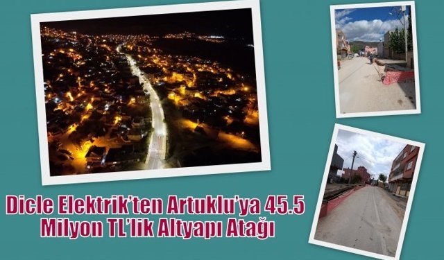 Dicle Elektrik’ten Artuklu’ya 45.5 Milyon TL’lik Altyapı Atağı