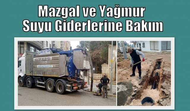 Mazgal ve Yağmur Suyu Giderlerine Bakım