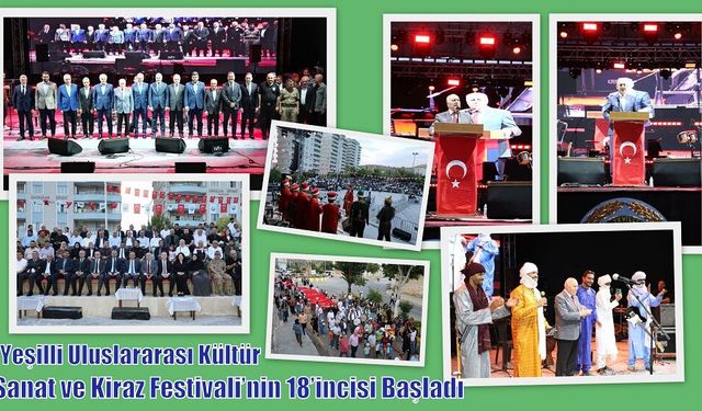 Yeşilli Uluslararası Kültür Sanat ve Kiraz Festivali’nin 18’incisi Başladı