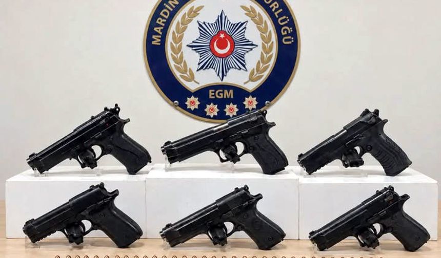 3 İlçede operasyon: 6 Adet ruhsatsız tabanca ele geçirildi