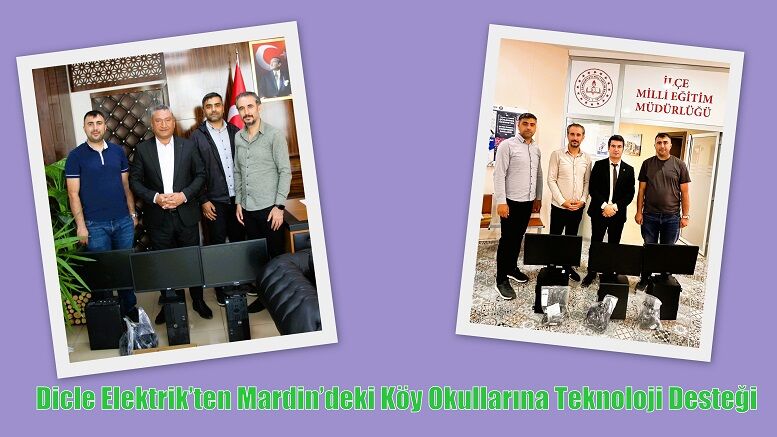 Dicle Elektrik’ten Mardin’deki Köy Okullarına Teknoloji Desteği