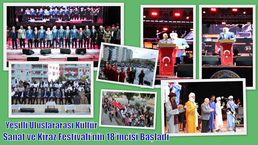 Yeşilli Uluslararası Kültür Sanat ve Kiraz Festivali’nin 18’incisi Başladı