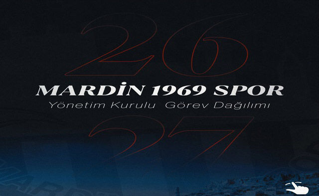 Mardin 1969 Spor Yönetiminde yeni Görev Dağılımı Yapıldı