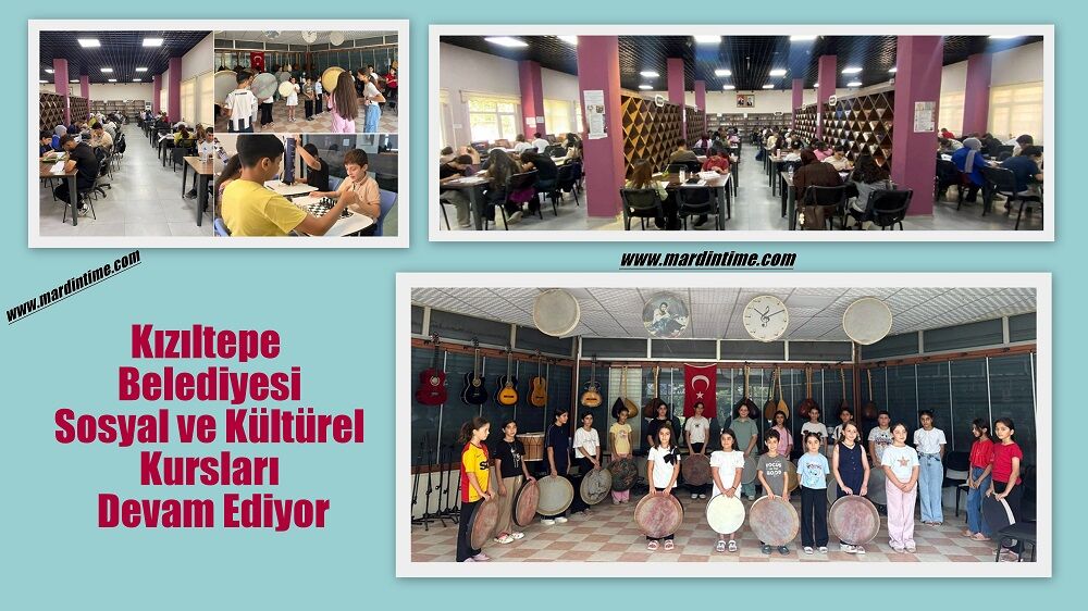Kızıltepe Belediyesi Sosyal ve Kültürel Kursları Devam Ediyor