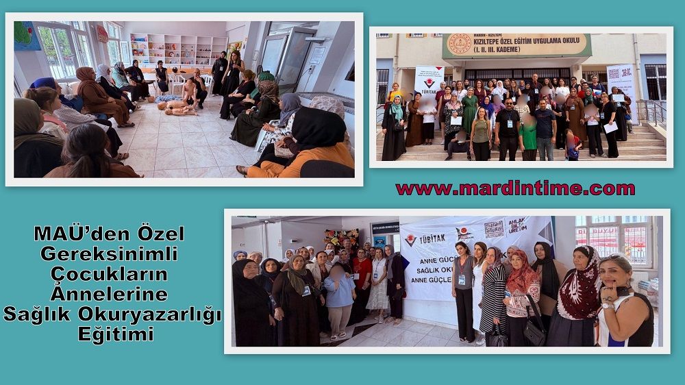 MAÜ’den Özel Gereksinimli Çocukların Annelerine Sağlık Okuryazarlığı Eğitimi